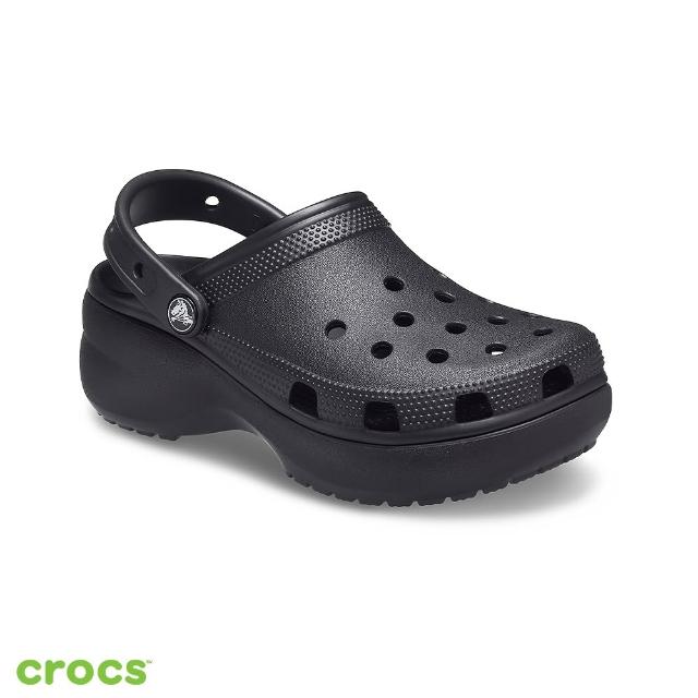 【Crocs】女鞋 經典厚底克駱格 洞洞鞋涼鞋(206750)