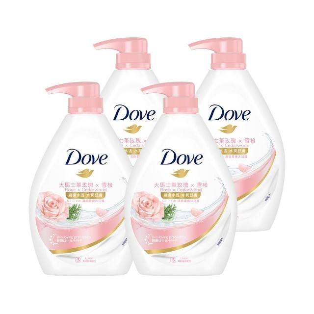 【Dove 多芬】滋養柔膚/GOFRESH系列沐浴乳900mlx4入(多款任選)