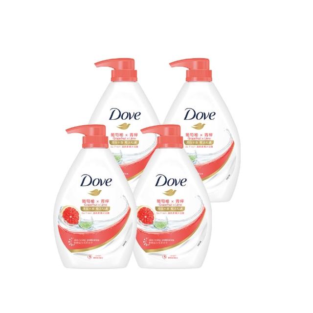【Dove 多芬】滋養柔膚/GOFRESH系列沐浴乳900mlx4入(多款任選)