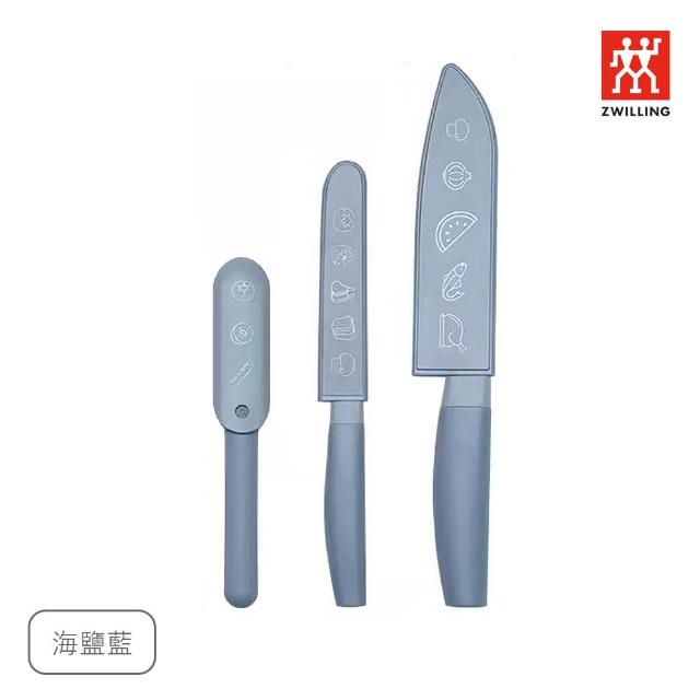 【ZWILLING 德國雙人】Enjoy不沾鍋萬用湯鍋20cm+NOW S多功能刀具3件組(德國雙人牌集團官方直營)