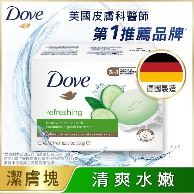 【Dove 多芬】香皂潔膚塊90gx16入(滋養柔嫩/清爽水嫩)
