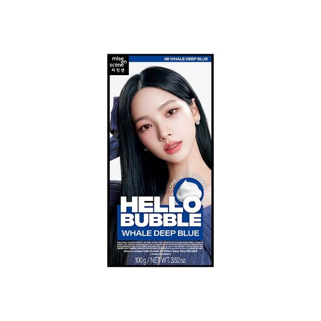 【miseenscene 魅尚萱】官方直營 HELLO BUBBLE泡沫染髮劑100g x2(全系列)