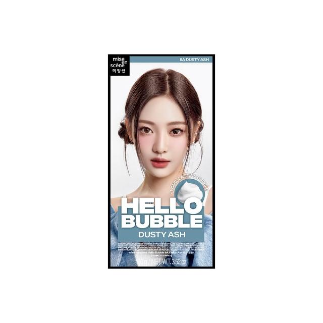 【miseenscene 魅尚萱】官方直營 HELLO BUBBLE泡沫染髮劑100g x2(全系列)
