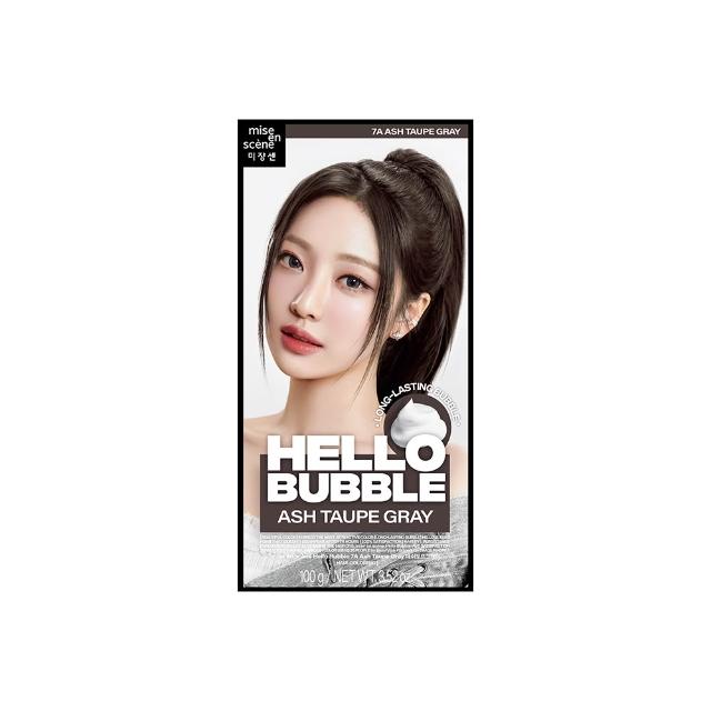 【miseenscene 魅尚萱】官方直營 HELLO BUBBLE泡沫染髮劑100g x2(全系列)