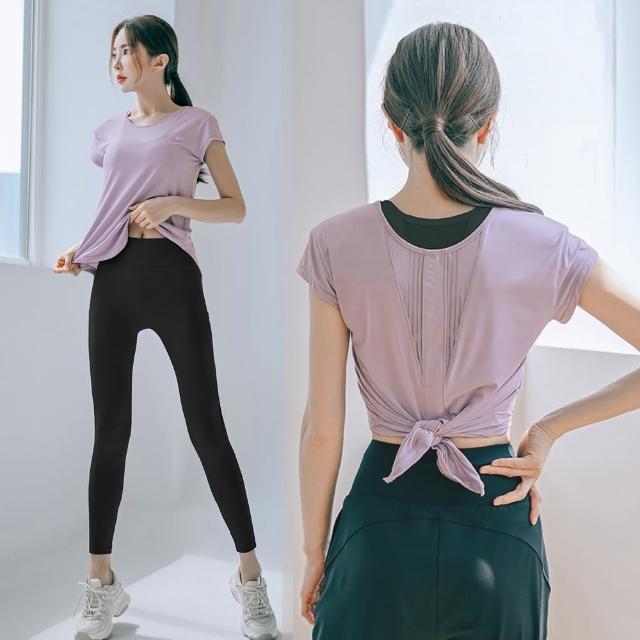 【BODYAIR】HOT 美背.靚腿系運動套組(瑜珈.運動.慢跑.透氣.舞蹈.BRA.運動服.運動褲)