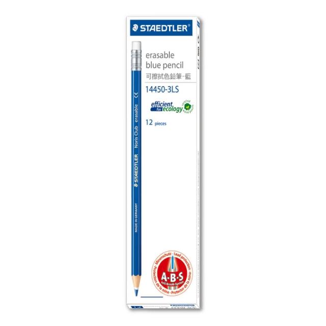 【STAEDTLER 施德樓】施德樓 快樂學園 可擦拭色鉛筆單色 打裝12支入 MS14450