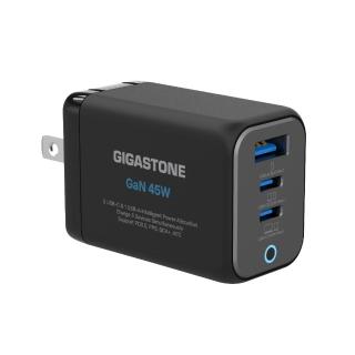 【Gigastone 立達國際】45W GaN氮化鎵三孔USB-C快充充電器PD-7450(支援iPhone17/MacBook筆電快充充電頭)
