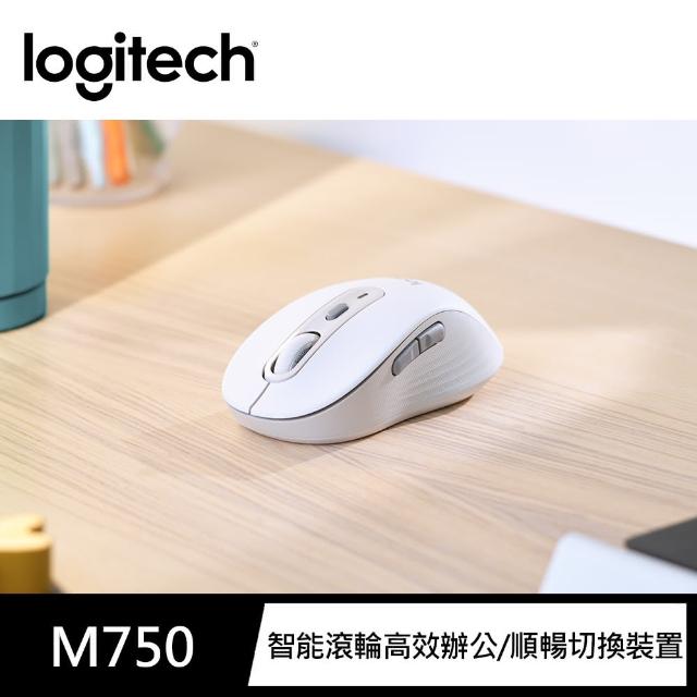 【Logitech 羅技】K650無線鍵盤 + M750多工靜音無線滑鼠