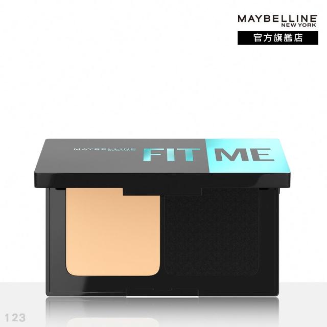 【MAYBELLINE 媚比琳】FIT ME反孔特霧零瑕美肌組(粉底液Pro版 #超強磨皮嫩粉餅)