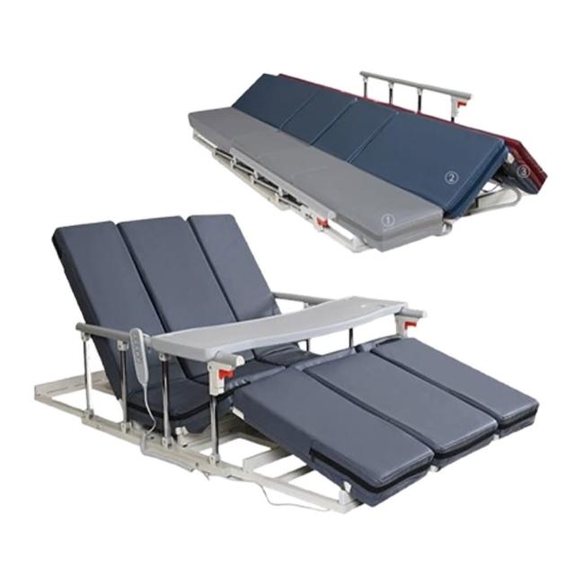 【雅蘭仕】老人家用起背器 電動起床輔助器 多功能起背翻身床墊(自動升降床墊/定時翻身+起背抬腿海綿墊)