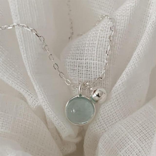 【MoonDy】水晶項鍊 女生項鍊 歐美項鍊 飾品 禮物閨蜜 女友生日禮物 開運 桃花 招財 好看 