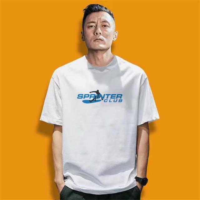 【LEEHER】純棉短袖/寬鬆版/Oversize T-shirt/休閒短t/上衣/印花上衣/t恤/男裝/落肩上衣/ 