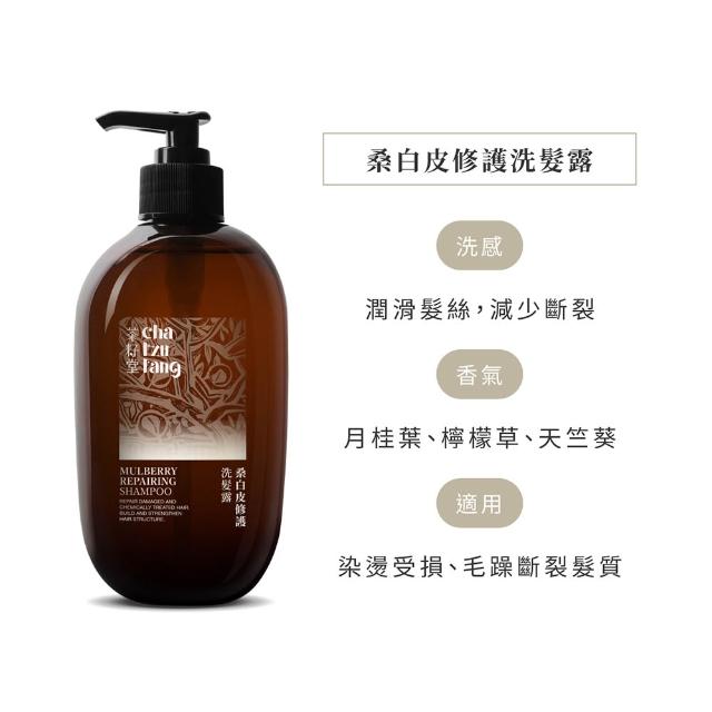 【茶籽堂】草本植萃養護洗髮露330mL｜三款調理任選(錦葵豐盈蓬鬆/桑白皮染燙修護/紫草強效控油)