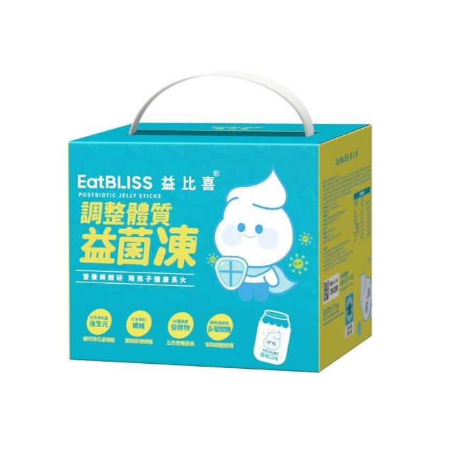 【EatBLISS 益比喜】營養凍禮盒3款任選小晶晶 高鈣凍 益菌凍(100入 葉黃素 兒童鈣 調整體質)