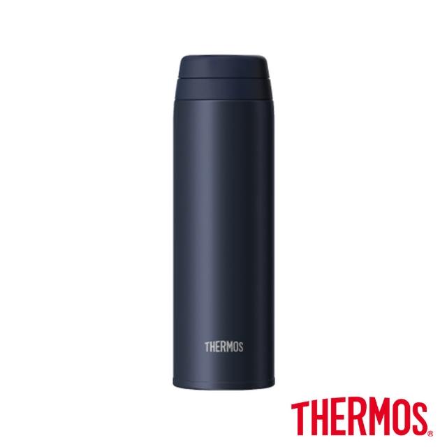 【THERMOS 膳魔師】超值2入_可進洗碗機不鏽鋼90度輕鬆開蓋真空保溫杯500ml+保溫瓶1200ml(JOR-500+IS212)