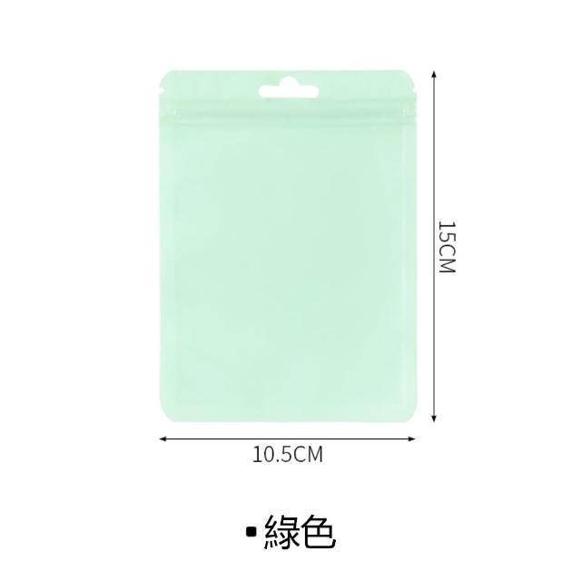 【Dagebeno荷生活】加厚款馬卡龍色自封透明可視收納袋 居家小物整理分類袋(24入)