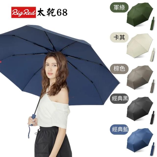 【雨傘王】BigRed 太乾系列 自動傘 折疊傘 5級防潑水 分段收傘 快乾 防回彈 抗風 多人撐(終身免費維修)