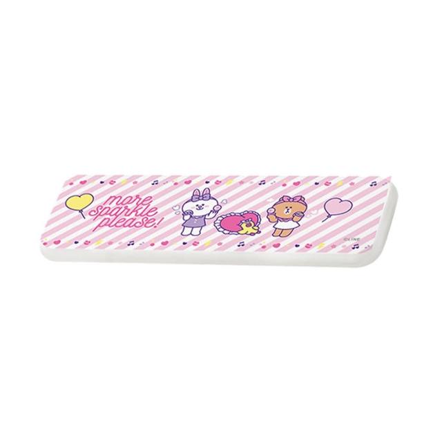 【SONA森那家居】LINE Friends 網美系列- 硬式珪藻土洗漱墊 台灣製造 吸水 珪藻土 杯墊(24x8x0.9 cm)