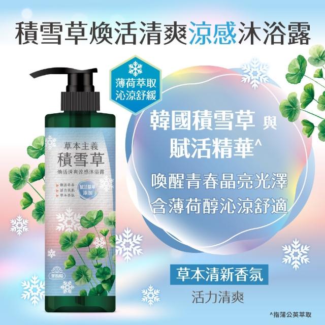 【美吾髮】4入_草本主義沐浴露540ml(茶樹/檀香/櫻花/山茶花)