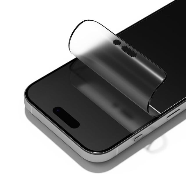 【RHINOSHIELD 犀牛盾】iPhone 15/Plus/Pro/Max 壯撞貼PRO 抗藍光螢幕保護貼透明/霧面/防窺-附貼膜輔助工具
