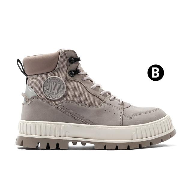 【Palladium】PALLASHOCK WPN ZIP厚底巧克力橘標防水靴/防水鞋/休閒鞋-男鞋/女鞋-四色任選