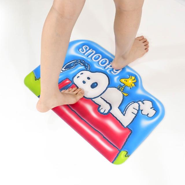 【SNOOPY 史努比】超吸水造型止滑吸水地墊(SET品號)
