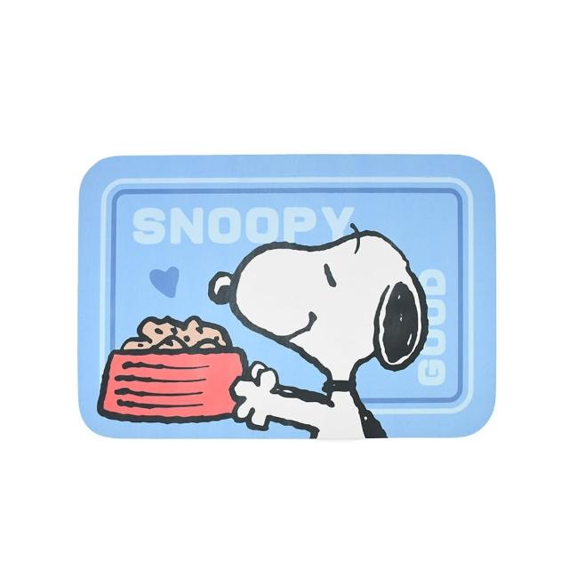 【SNOOPY 史努比】超吸水造型止滑吸水地墊(SET品號)