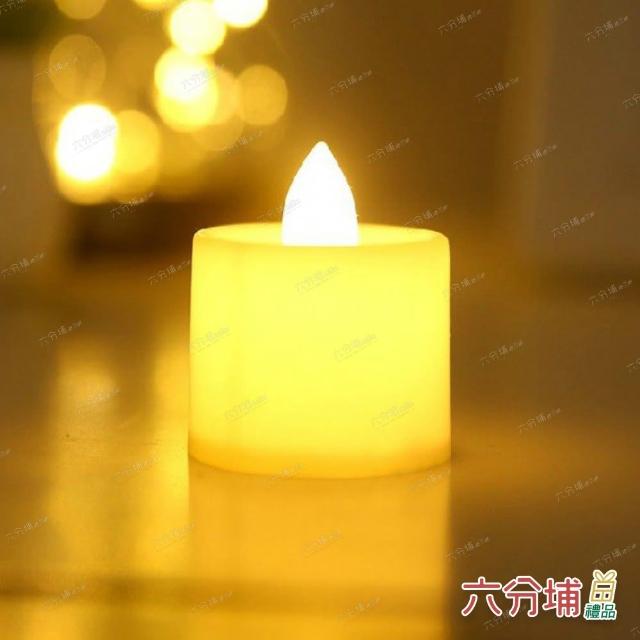 【六分埔禮品】LED白殼小蠟燭燈一組12入-多色任選(節慶擺飾生日佈置告白求婚情人節排字蠟燭LED安全電子)