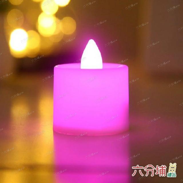 【六分埔禮品】LED白殼小蠟燭燈一組12入-多色任選(節慶擺飾生日佈置告白求婚情人節排字蠟燭LED安全電子)