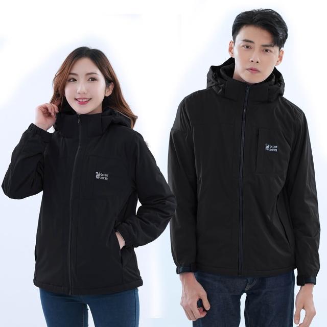 【遊遍天下】男女款防水防風刷毛保暖機能外套GJ21001(S-5L 大尺碼)