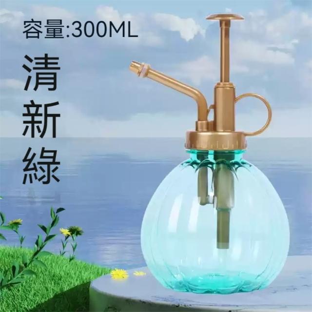 【Dagebeno荷生活】可愛造型園藝多肉盆栽澆水瓶 手動按壓式胖胖噴霧保濕澆花瓶(1入組)