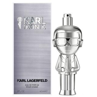 【KARL LAGERFELD 卡爾】Karl Lagerfeld Ikonik 時尚大帝 • 極光銀男性淡香精 60ml(專櫃公司貨)