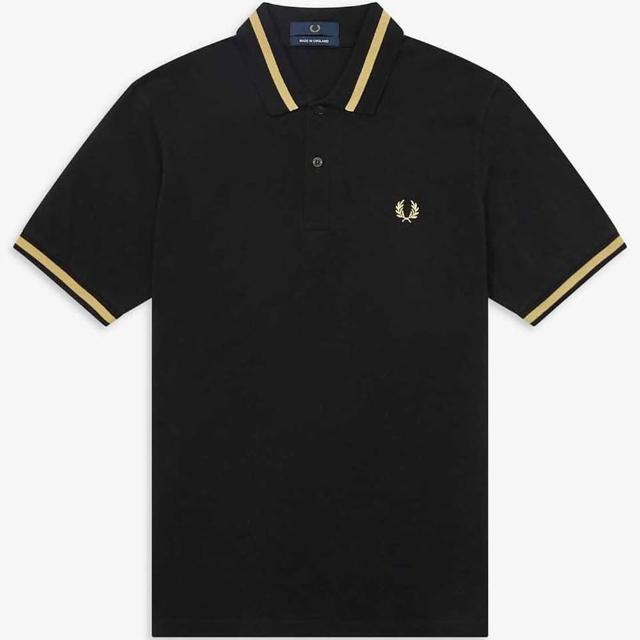 【FRED PERRY】男生 POLO衫 經典刺繡LOGO 麥穗 桂冠 短