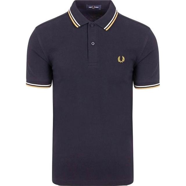 【FRED PERRY】男生 POLO衫 經典刺繡LOGO 麥穗 桂冠 短