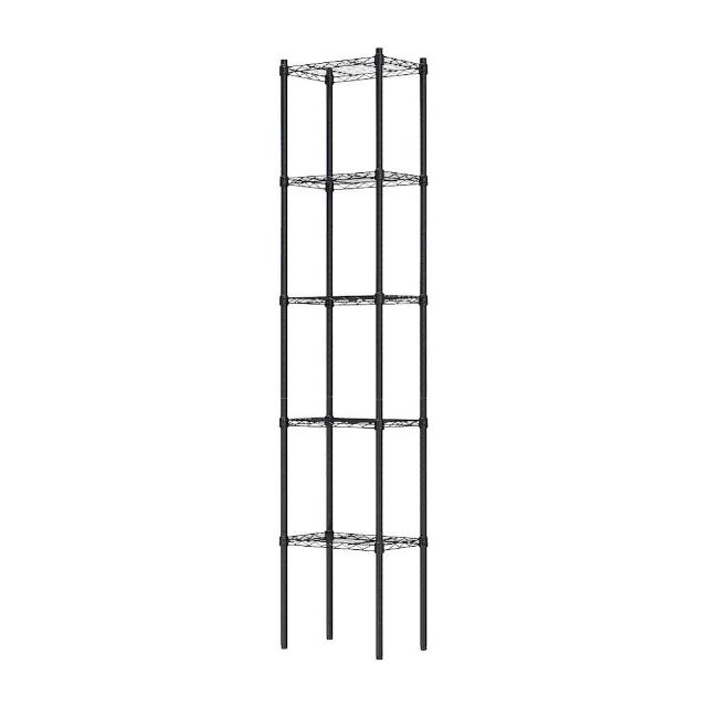 【dayneeds 日需百備】輕型 45x30x210公分 烤漆五層架 兩色可選(鐵力士架/收納層架/鞋架/展示架)