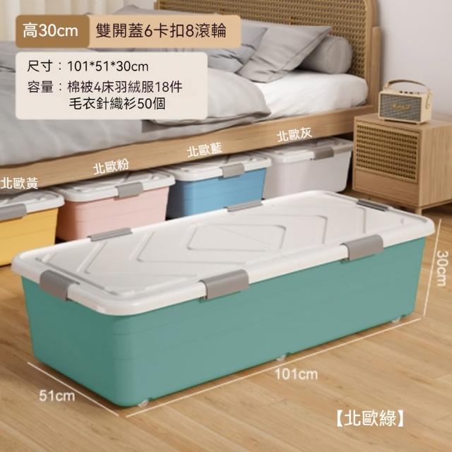 【YouPin】塑料床底收納箱家用儲物箱衣服被子放床下整理雜物箱(收☆箱)