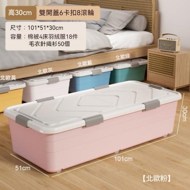 【YouPin】塑料床底收納箱家用儲物箱衣服被子放床下整理雜物箱(收☆箱)