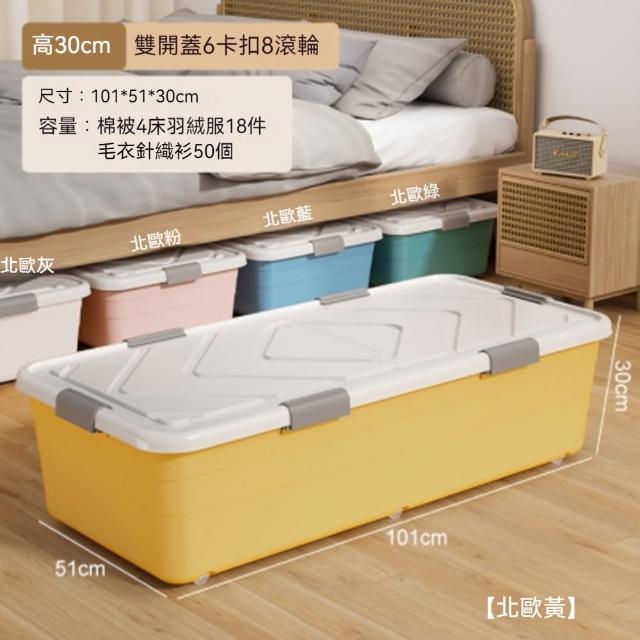 【YouPin】塑料床底收納箱家用儲物箱衣服被子放床下整理雜物箱(收☆箱)