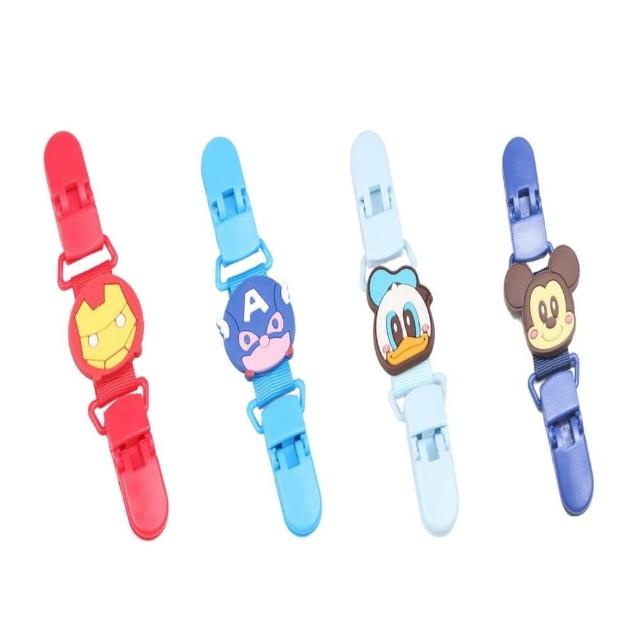 【KIDS PARK】雙頭口水夾/4入組(口水巾夾/背帶夾/手帕夾/幼兒園手帕夾)
