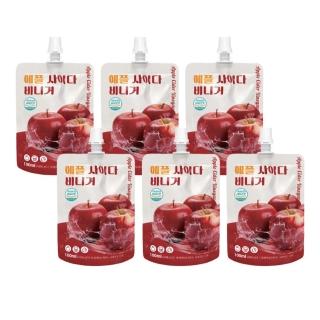 【千年味人】蘋果醋飲 6入組 新鮮蘋果汁+蘋果釀造醋(100ml/包)