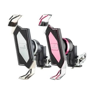 【TAKEWAY】黑隼Z機車手機架-雙磁浮減震-後照鏡防盜版(LA3-PH05-AnvPRO/重機/摩托車導航手機夾)