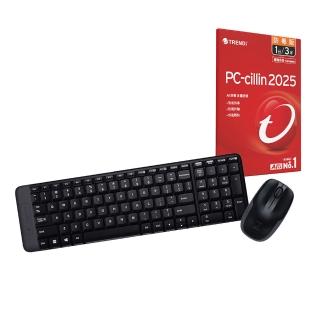 【PC-cillin】送羅技 MK220 無線鍵盤滑鼠組★2025防毒版 三年一台 隨機搭售版