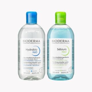 【BIODERMA】潔膚液500ml 2入(卸妝)(保濕水潤/平衡控油任選)
