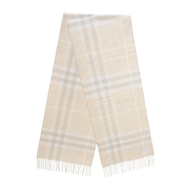 【BURBERRY 巴寶莉】經典格紋喀什米爾圍巾(任選)