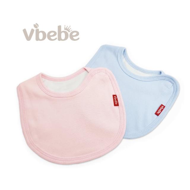 【Vibebe 官方直營】嬰幼兒小圍兜2入組(台灣製 透氣 嬰兒口水巾 嬰兒圍兜 吃飯圍兜 副食品圍兜)