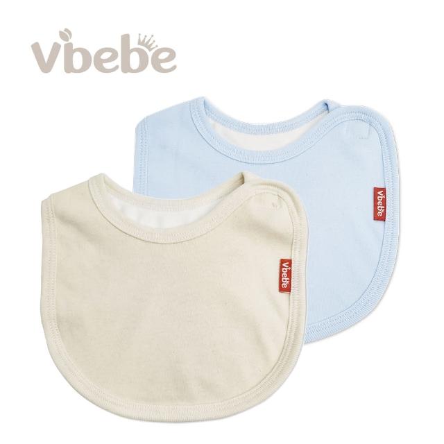 【Vibebe 官方直營】嬰幼兒小圍兜2入組(台灣製 透氣 嬰兒口水巾 嬰兒圍兜 吃飯圍兜 副食品圍兜)