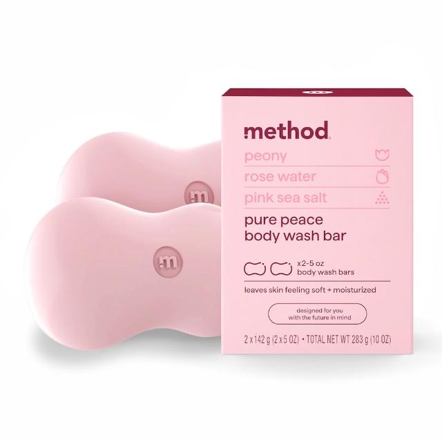 【method 美則】感官沐浴皂142g x2(純粹寧靜 就是滋潤)