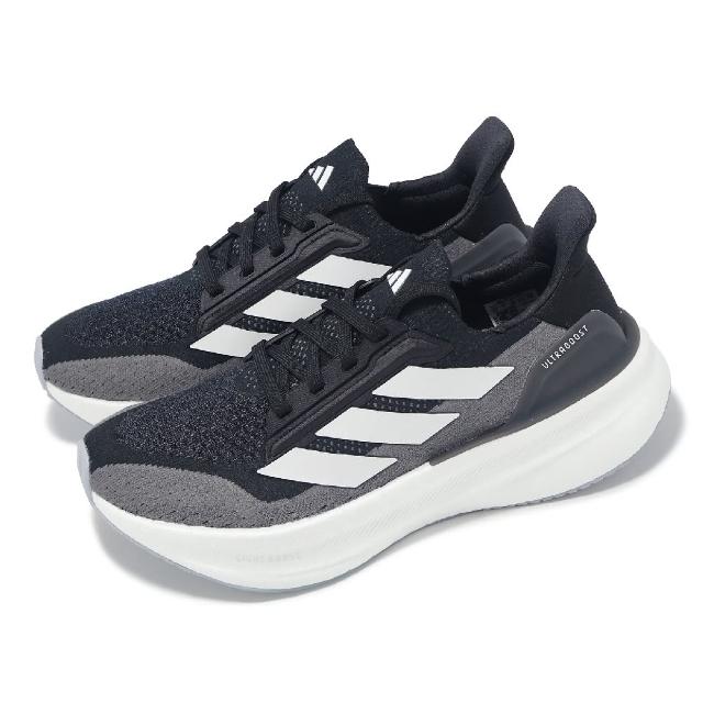【adidas 愛迪達】慢跑鞋 Ultraboost 5X 男鞋 女鞋 黑 灰 BOOST 緩衝 襪套 運動鞋 愛迪達(IH3110)