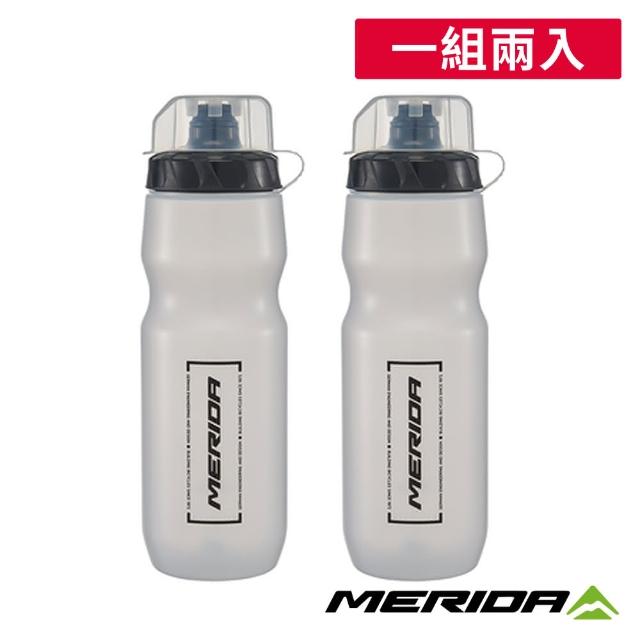 【MERIDA 美利達】美利達 自行車水壺 760CC 一組兩入不混色(附防塵蓋/補水/水瓶/運動/單車/路跑)