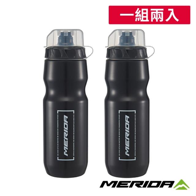 【MERIDA 美利達】美利達 自行車水壺 760CC 一組兩入不混色(附防塵蓋/補水/水瓶/運動/單車/路跑)